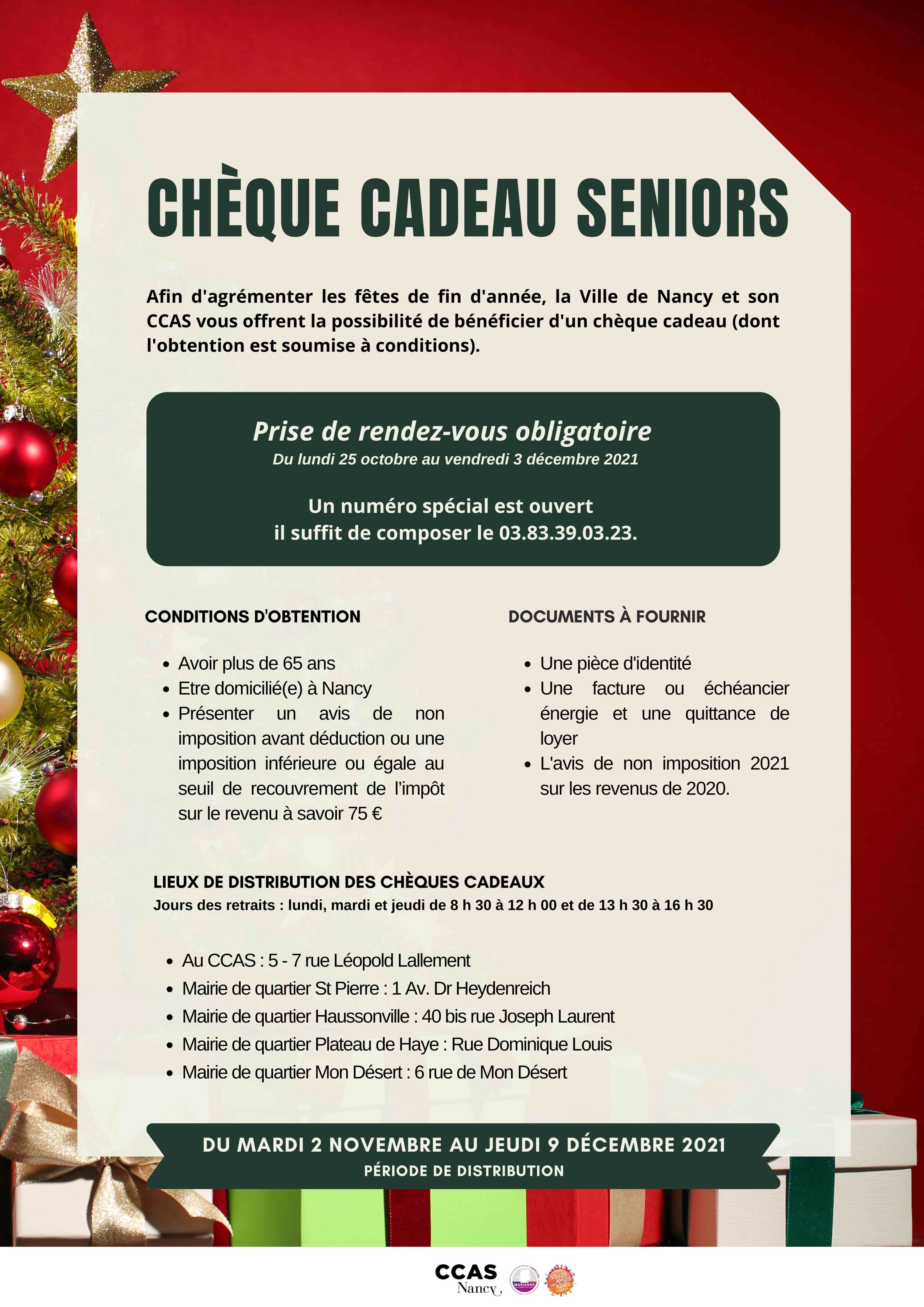 Affiche chèques cadeaux seniors 2021 min