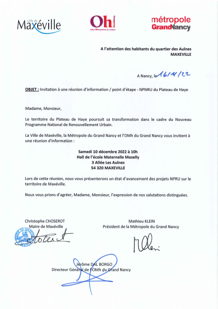 courrier 10 décembre
